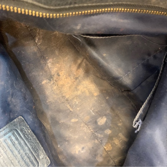 Coach VTG Madison 26769 Distressed Leather Shoulder Tote Bag - Picture 12 of 16